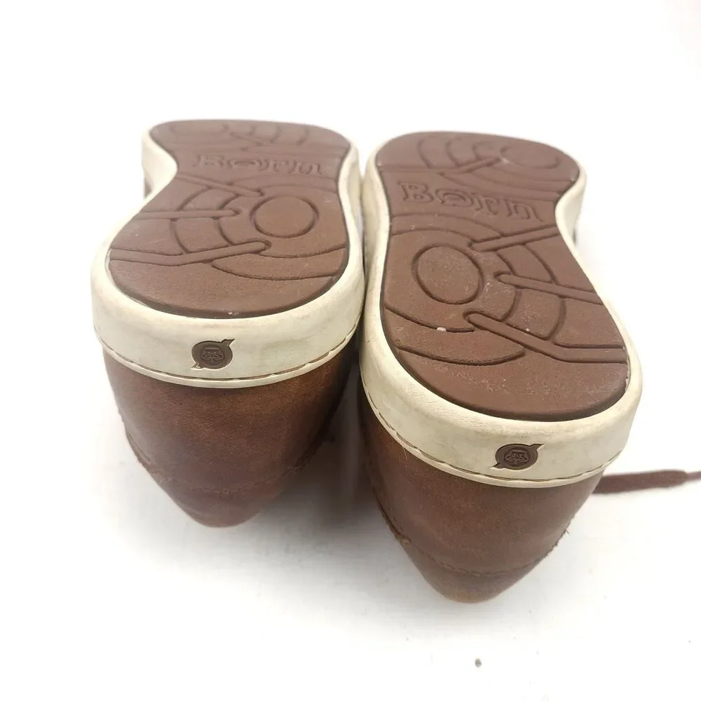 Born Allegheny II Shoes Mens 13 M Brown Leather Lace Up Comfort Casual Sneakers